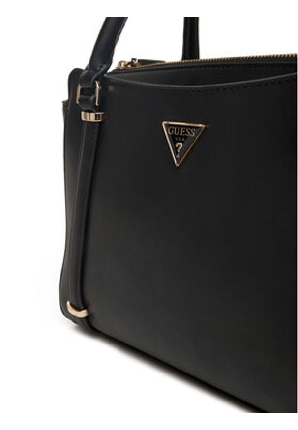 Guess Torebka Daryna II HWVG72 08060 Czarny. Kolor: czarny. Materiał: skórzane