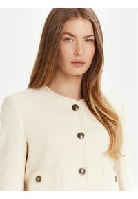 Marella Marynarka Afona 2513041054 Biały Regular Fit. Kolor: biały. Materiał: syntetyk, bawełna #6