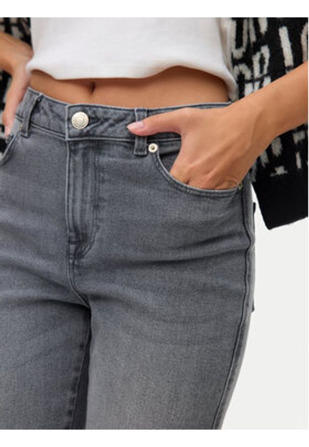 Vero Moda Jeansy Amara 10337794 Szary Straight Fit. Kolor: szary