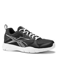 Buty do chodzenia damskie Reebok Trainfusion 50. Zapięcie: sznurówki. Kolor: czarny, wielokolorowy. Materiał: materiał, tkanina, syntetyk. Szerokość cholewki: normalna. Sport: turystyka piesza