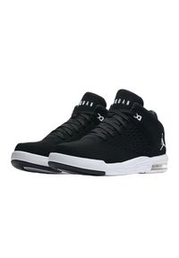 Buty Nike Jordan Flight Origin 4 M 921196-001 czarne. Okazja: na co dzień. Kolor: czarny. Materiał: syntetyk, materiał, skóra. Szerokość cholewki: normalna