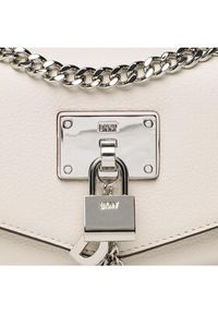 DKNY Torebka Elissa-Sm Shldr Flp R923HC81 Biały. Kolor: biały. Materiał: skórzane #2
