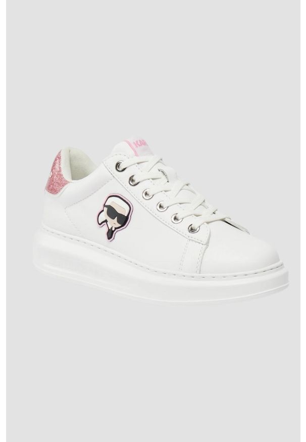 Karl Lagerfeld - KARL LAGERFELD Białe sneakersy Kapri Nft Lo Lace, Rozmiar 40. Kolor: biały