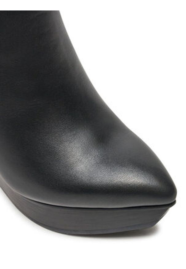 United Nude Botki Edge Bootie 1085622916 Czarny. Kolor: czarny. Materiał: skóra