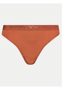 Emporio Armani Underwear Komplet 2 par stringów 163333 4R235 01656 Brązowy. Kolor: brązowy. Materiał: syntetyk