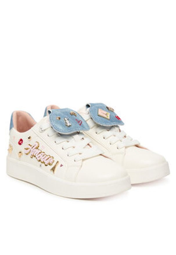 Aldo Sneakersy Frenchie 14296239 Biały. Kolor: biały. Materiał: skóra