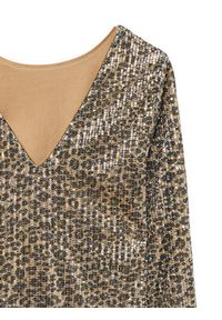Vero Moda Sukienka codzienna Hanya 10337842 Beżowy Regular Fit. Okazja: na co dzień. Kolor: beżowy. Materiał: syntetyk. Typ sukienki: proste. Styl: casual