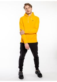 Bluza Champion Premium Reverse Weave Hoodie (214675-OS030). Kolor: żółty. Materiał: materiał. Styl: sportowy, elegancki #2