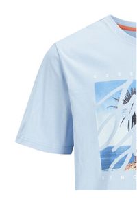 Jack & Jones - Jack&Jones T-Shirt Colton 12268438 Błękitny Standard Fit. Kolor: niebieski. Materiał: bawełna #7