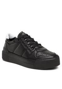 Vic Matié Sneakersy 1D8002U V02BLKT284 Czarny. Kolor: czarny. Materiał: skóra #5
