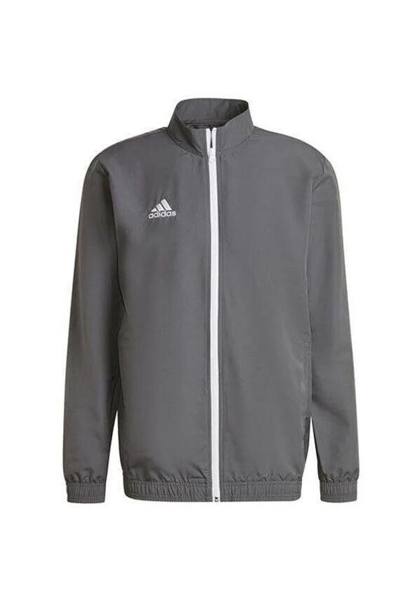 Adidas - Dziecięca bluza dresowa adidas Entrada 22. Kolor: szary, wielokolorowy, czarny. Materiał: dresówka. Sport: piłka nożna