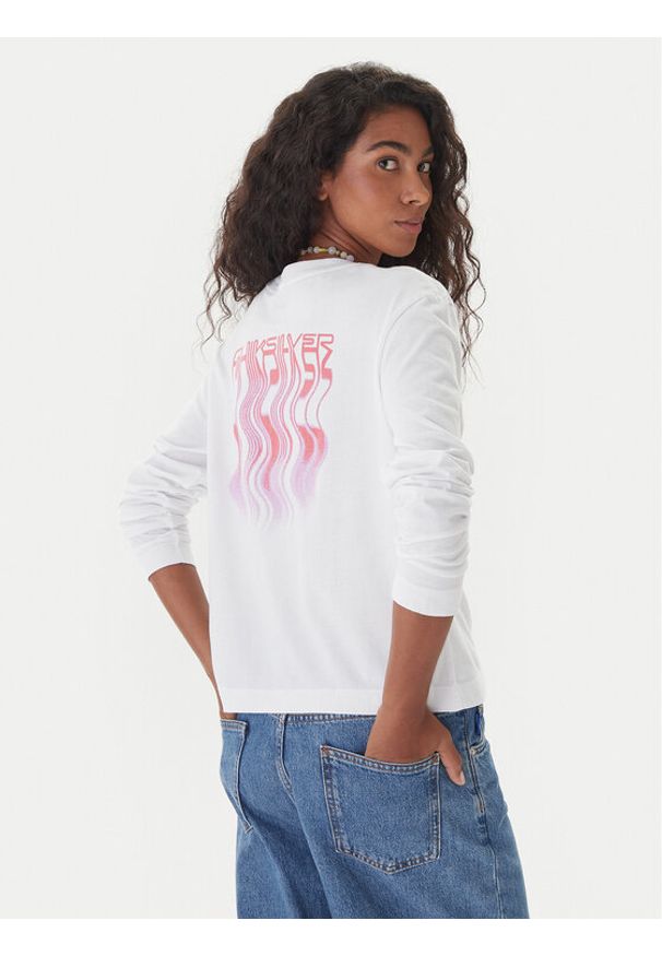 Quiksilver Bluzka EQWZT03200 Biały Regular Fit. Kolor: biały. Materiał: bawełna
