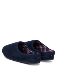 TOMMY HILFIGER - Tommy Hilfiger Kapcie M Check House FM0FM05615 Granatowy. Kolor: niebieski. Materiał: materiał #3