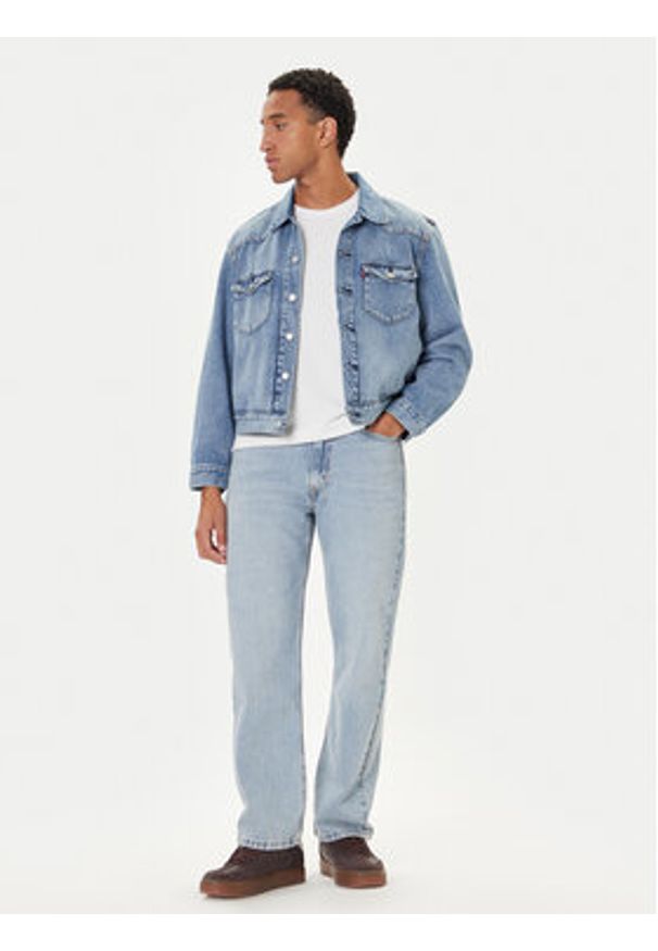 Levi's® Kurtka jeansowa Western 003O0-0000 Niebieski Relaxed Fit. Kolor: niebieski. Materiał: bawełna
