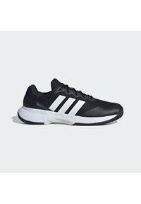 Adidas - Buty Gamecourt 2 Tennis. Kolor: szary, czarny, biały, wielokolorowy. Materiał: guma. Sport: tenis #1