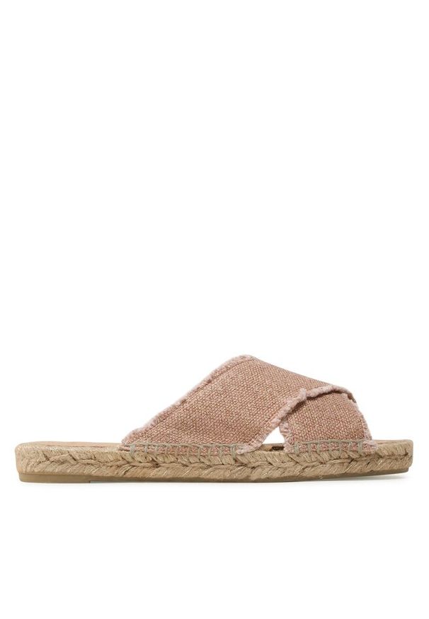 Espadryle Castañer. Kolor: srebrny