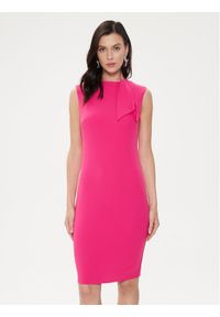 Rinascimento Sukienka koktajlowa CFC0118282003 Różowy Regular Fit. Kolor: różowy. Materiał: syntetyk. Styl: wizytowy #1