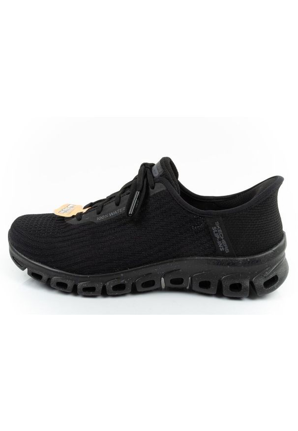 skechers - Buty sportowe damskie Skechers Glide Step wodoodporne Slip-ins. Kolor: czarny. Materiał: materiał. Szerokość cholewki: normalna. Model: Skechers Sport. Sport: turystyka piesza