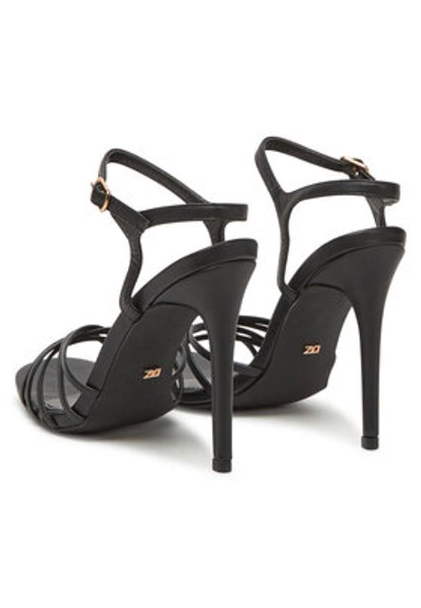 DeeZee Sandały LWLY126-4 Czarny. Kolor: czarny. Materiał: skóra