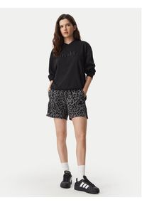 Adidas - adidas Szorty sportowe Seasonal Essentials Animal Print KS7994 Szary Regular Fit. Kolor: szary. Materiał: bawełna. Wzór: nadruk #4