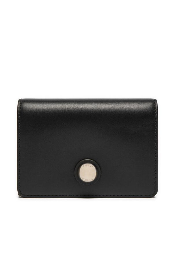 Furla Mały Portfel Damski Sfera M Compact Wallet WP00442 AX0733 O6000 Czarny. Kolor: czarny. Materiał: skóra