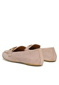 Geox Loafersy D Palmaria D45MUJ 00021 C5149 Różowy. Kolor: różowy. Materiał: skóra, zamsz