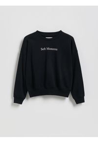 Reserved - Bluza z nadrukem - czarny. Kolor: czarny. Materiał: bawełna, dzianina #1