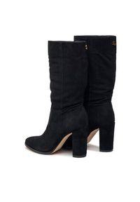 Lauren Ralph Lauren Kozaki 802917374001 Czarny. Kolor: czarny. Materiał: zamsz, skóra #4