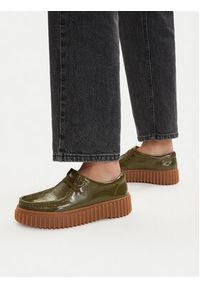 Clarks Półbuty Torhill Bee 26186668 Zielony. Kolor: zielony. Materiał: skóra #4