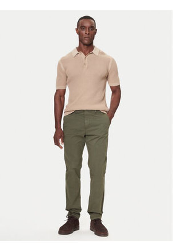 United Colors of Benetton - United Colors Of Benetton Chinosy 4TZYUF04P Zielony Slim Fit. Kolor: zielony. Materiał: bawełna