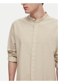 Selected Homme Koszula New Linen 16079054 Beżowy Regular Fit. Kolor: beżowy. Materiał: bawełna #6
