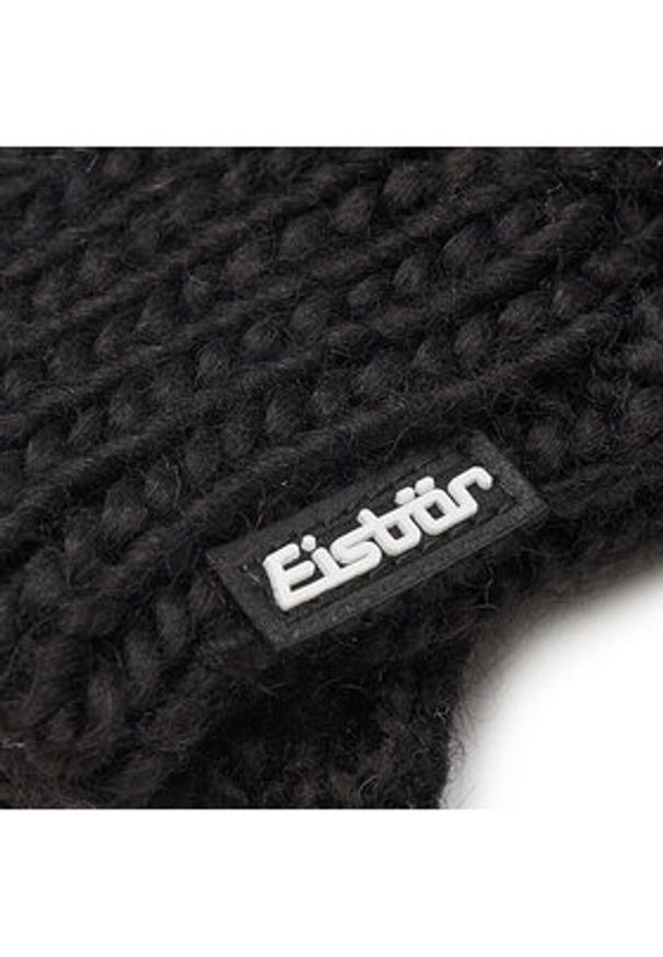 Eisbar - Eisbär Rękawiczki Damskie Afra Mittens 80135 Czarny. Kolor: czarny. Materiał: materiał, wełna