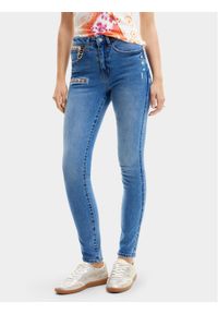 Desigual Jeansy Maryland 24SWDD31 Niebieski Slim Fit. Kolor: niebieski #1