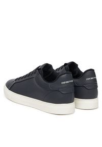 Emporio Armani Sneakersy EM003844 AF20004 U8139 Granatowy. Kolor: niebieski. Materiał: skóra #3