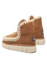Mou Śniegowce Eskimo 18 FW531002A Brązowy. Kolor: brązowy. Materiał: skóra, zamsz #5