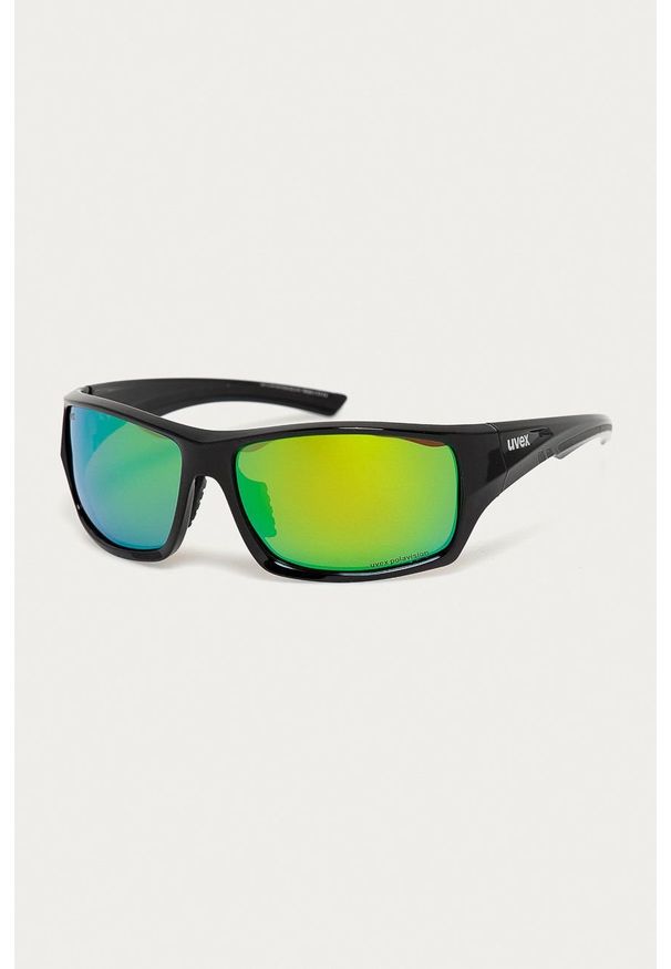 Uvex - Okulary przeciwsłoneczne Sportstyle 222. Kształt: prostokątne. Kolor: zielony