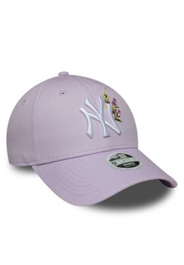 New Era Czapka z daszkiem 9FORTY Floral Icon New York Yankees 60667486 Fioletowy. Kolor: fioletowy. Materiał: materiał, bawełna