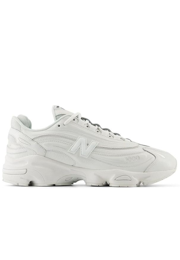 Buty New Balance M1000BW - białe. Kolor: biały. Materiał: materiał, skóra. Szerokość cholewki: normalna