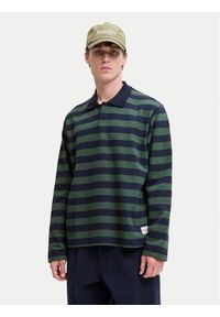 Jack & Jones Polo Bleecker 12285805 Kolorowy Loose Fit. Typ kołnierza: polo. Materiał: bawełna. Wzór: kolorowy #1