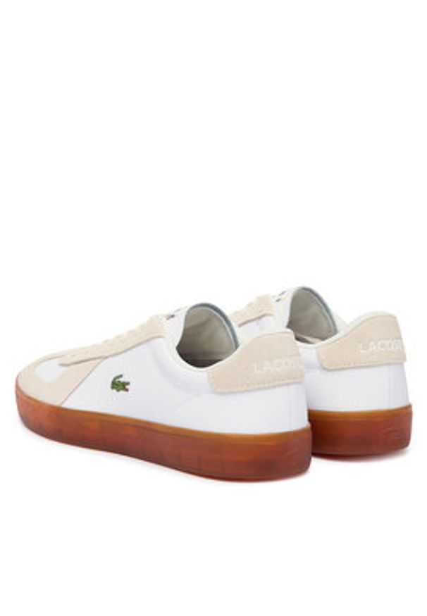 Lacoste Sneakersy Baseshot Pro 51SMA0077 Biały. Kolor: biały. Materiał: skóra