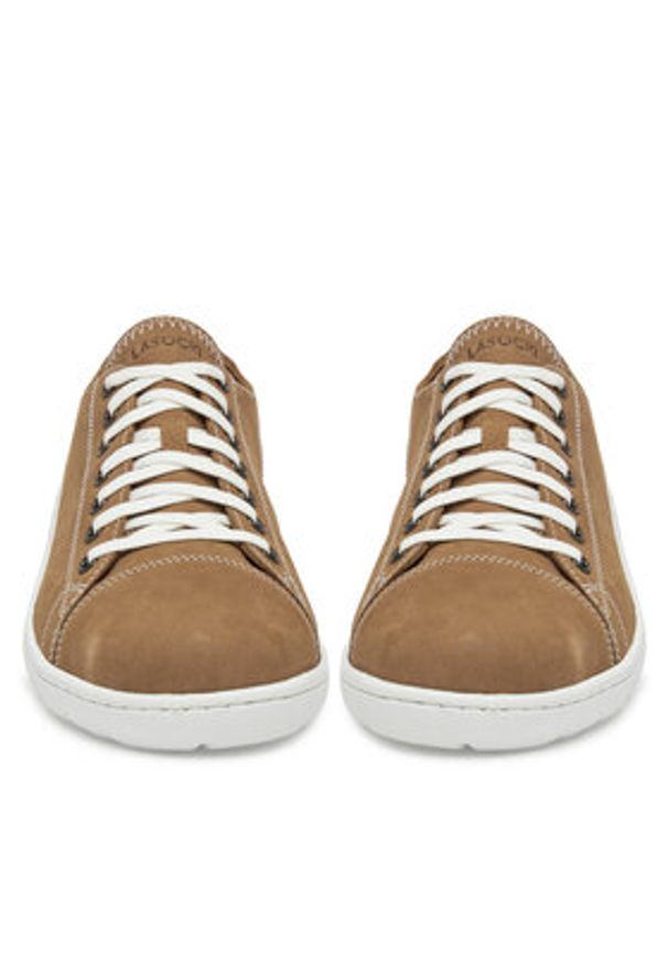 Lasocki Sneakersy DUNINO-18 MB Brązowy. Kolor: brązowy. Materiał: nubuk, skóra