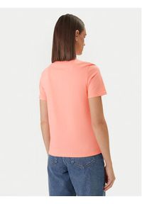 Calvin Klein Jeans T-Shirt LV047F819G Pomarańczowy Classic Fit. Kolor: pomarańczowy. Materiał: bawełna #4