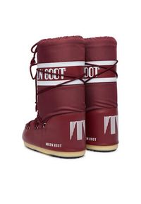 Moon Boot Śniegowce Mb Icon Nylon 80D1400440 D Bordowy. Kolor: czerwony. Materiał: skóra #3