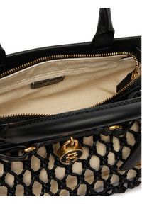 TOMMY HILFIGER - Tommy Hilfiger Torebka American Icon Mini Tote Macrame AW0AW18542 Czarny. Kolor: czarny #6