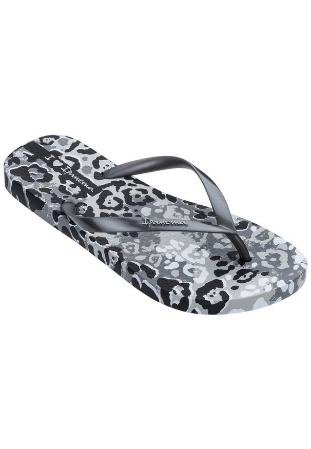 Japonki plażowe damskie Ipanema I Love Safari Fem. Okazja: na plażę. Kolor: szary, czarny, wielokolorowy. Styl: sportowy
