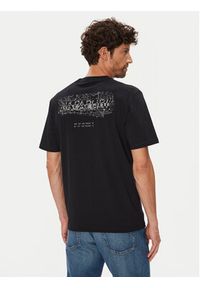 Napapijri T-Shirt S-Turrach NP0A893U Czarny Regular Fit. Kolor: czarny. Materiał: bawełna #5