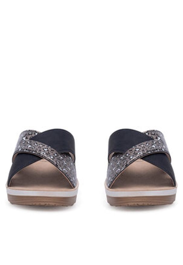 Inblu Klapki FT000013 Czarny. Kolor: czarny. Materiał: syntetyk