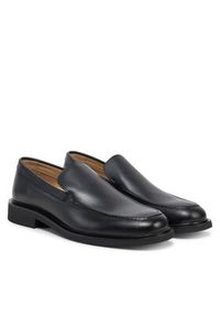 Calvin Klein Mokasyny Sq Rubber Onepiece Moccasin HM0HM01883 Czarny. Kolor: czarny. Materiał: skóra #4