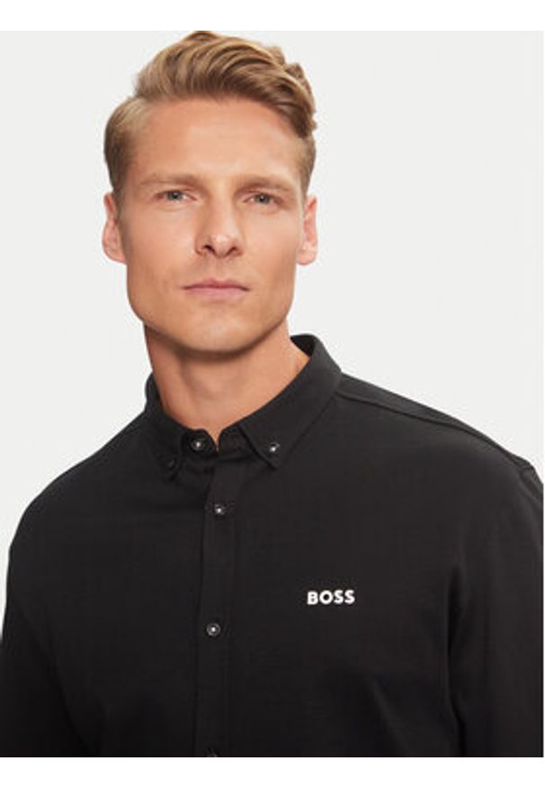 BOSS - Boss Koszula B_Motion 50525031 Czarny Regular Fit. Kolor: czarny. Materiał: bawełna