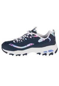 skechers - Buty do chodzenia damskie Skechers 149794NVMT. Kolor: wielokolorowy, szary, brązowy, biały, niebieski. Materiał: materiał, skóra. Szerokość cholewki: normalna. Sport: turystyka piesza #2